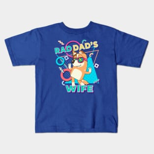 Bluey Mum, Rad Wife Kids T-Shirt